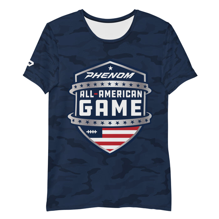 Phenom All-American Game Staff Navy Camo SS Performance Tee