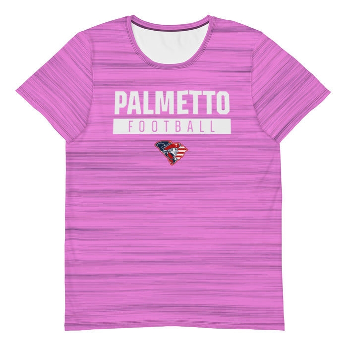 Palmetto Football Heather Pink SS Performance Tee