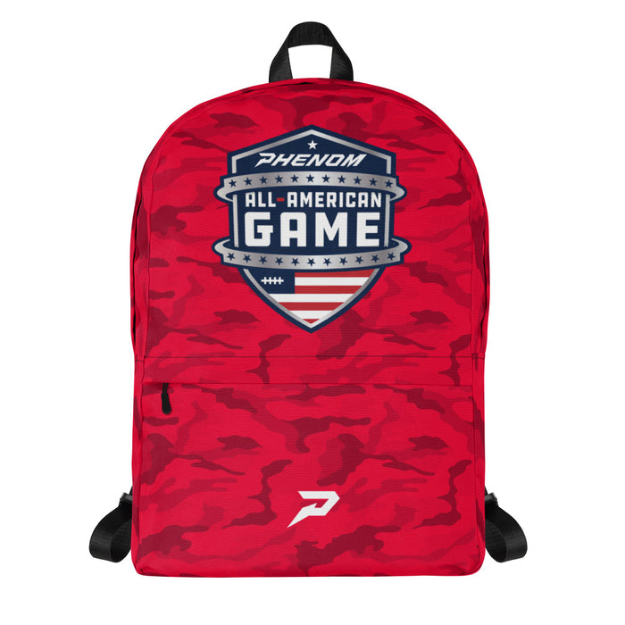 Phenom All-American Game Fans Red Camo Backpack