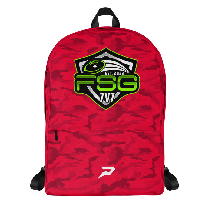 FSG Red Camo Backpack