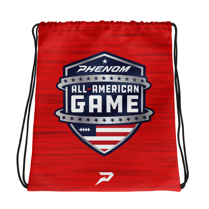 Phenom All-American Game Fans Red Drawstring Bag