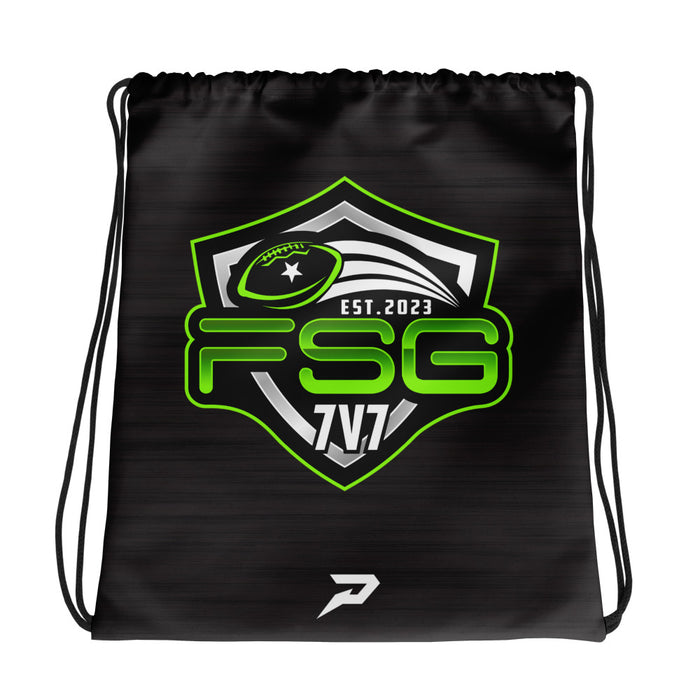 FSG Black Drawstring Bag