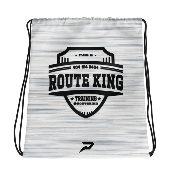 RouteKing Training White Drawstring Bag
