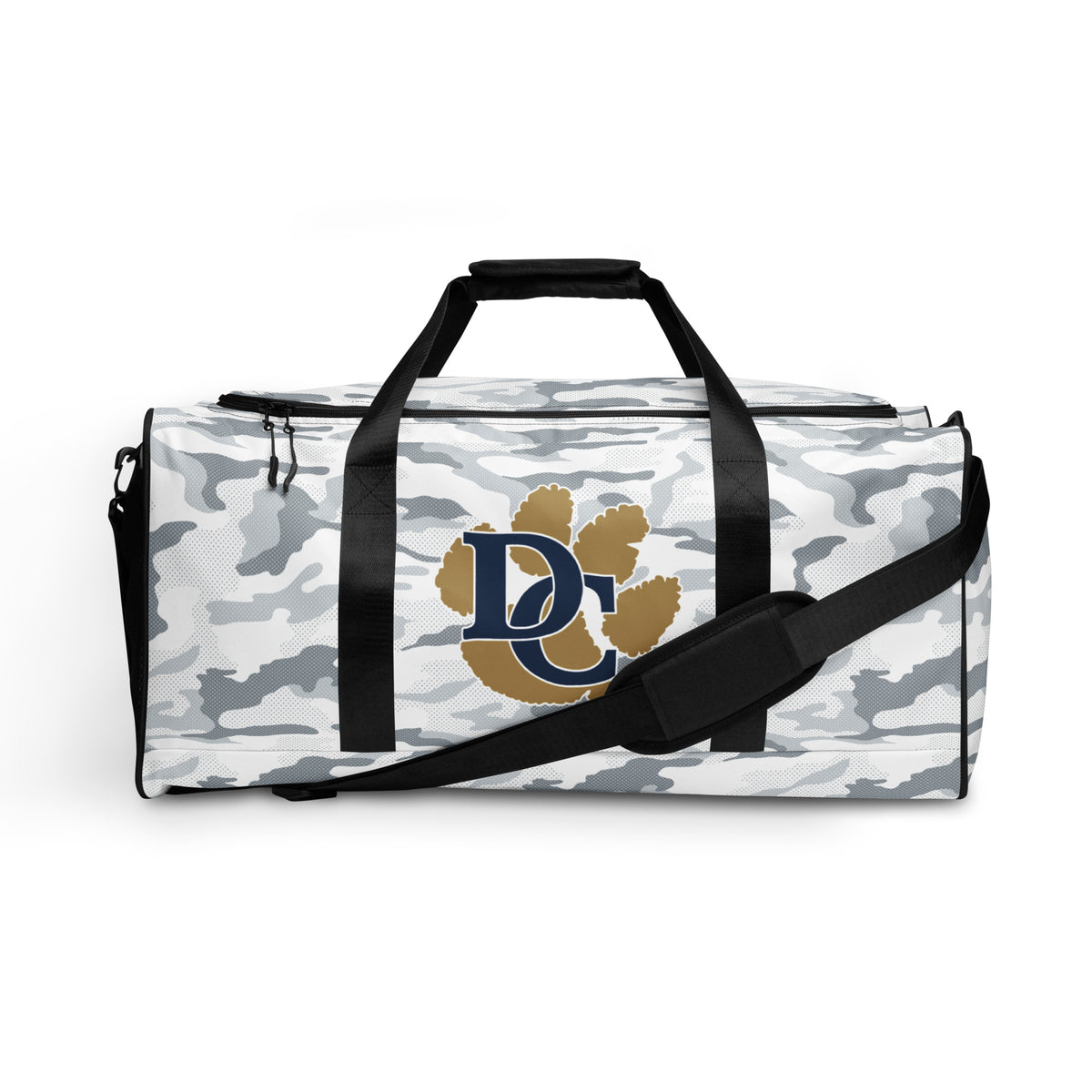 Douglas County High School Duffle Bag White Camo — Phenom Fans