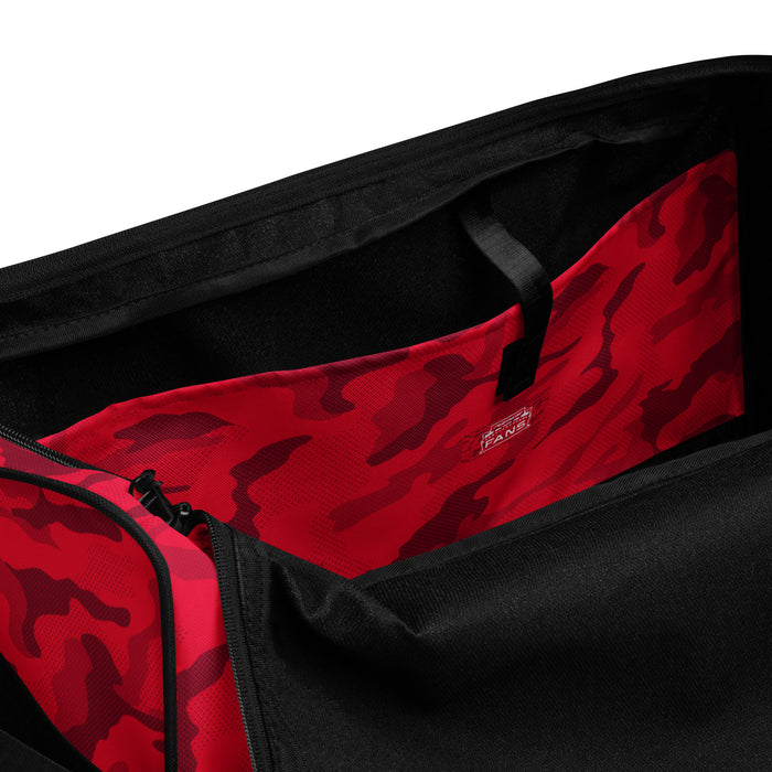 Phenom All-American Game Fans Red Camo Duffle Bag