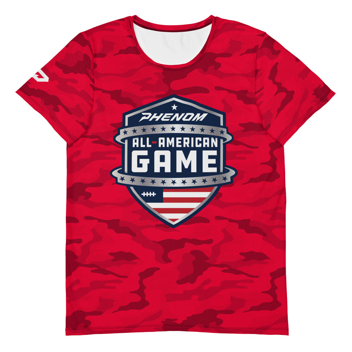 Phenom All-American Game Fans Red Camo SS Performance Tee