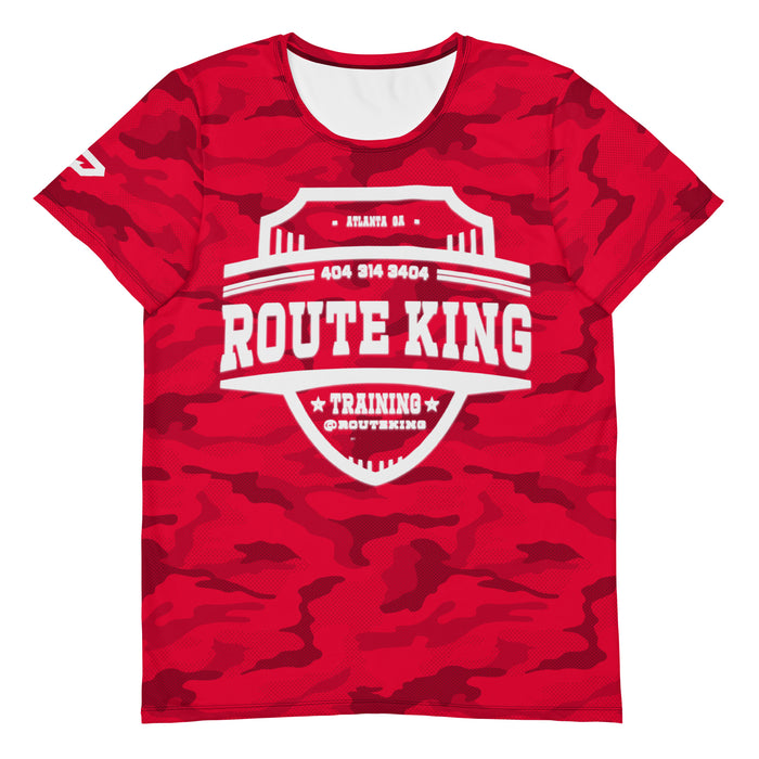 RouteKing Training Red Camo SS Performance Tee