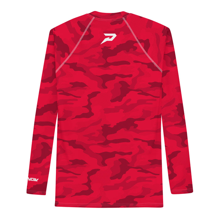 Phenom All-American Game Fans Red Camo LS Compression Shirt