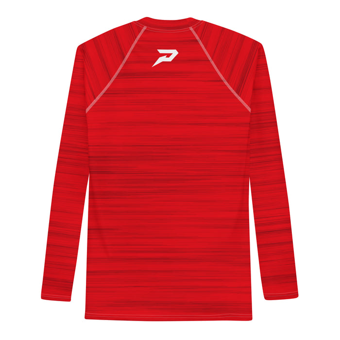 RouteKing Training Red LS Compression Shirt