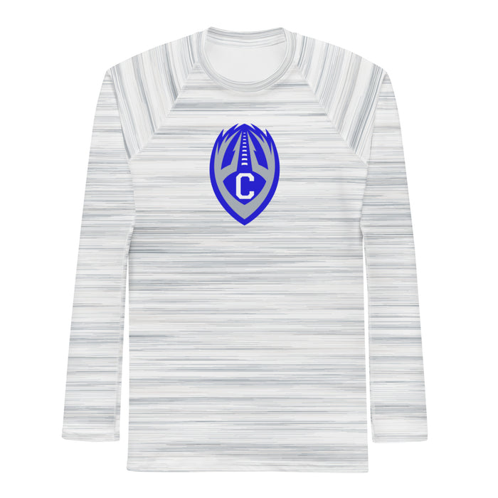 Central High School LS Compression Shirt White