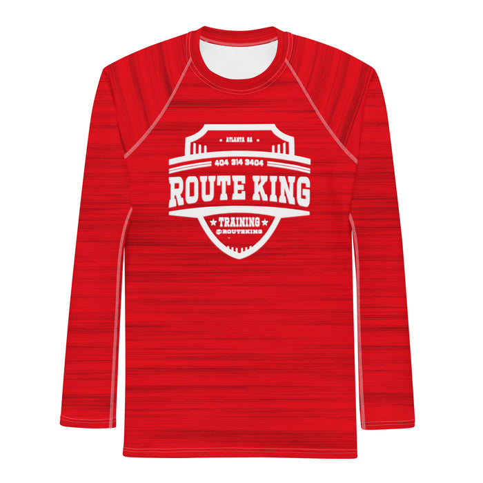 RouteKing Training Red LS Compression Shirt