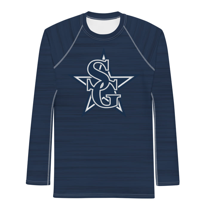 South Gwinnett High School Navy Camo LS Compression Shirt