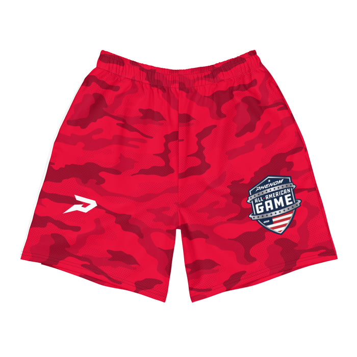 Phenom All-American Game Fans Red Camo Men's Performance Shorts