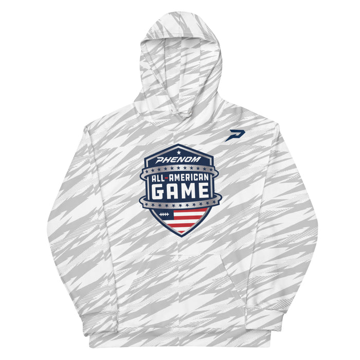 Phenom All-American Game Fans White Camo Unisex Hoodie