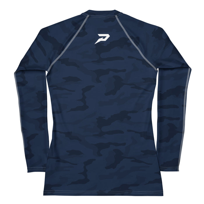 Phenom All-American Game Staff Women's Navy Camo LS Compression Shirt