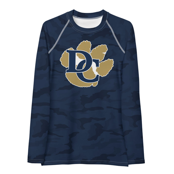 Douglas County High School Women's Navy Camo LS Compression Shirt