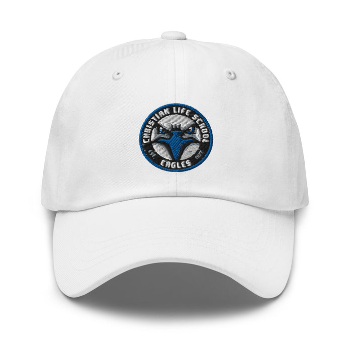 Christian Life School Unstructured Cap White
