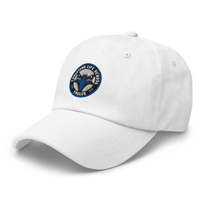 Christian Life School Unstructured Cap White