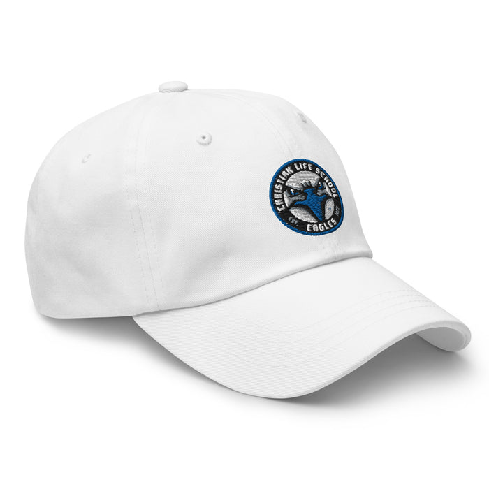 Christian Life School Unstructured Cap White