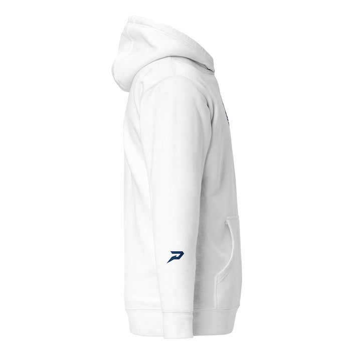 Phenom All-American Game Fans Embroidered Logo Unisex Hoodie - White