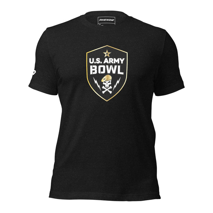 US Army Bowl Unisex Tee - Heather Black