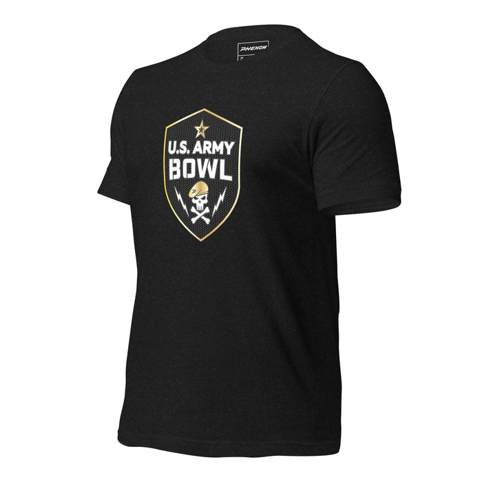 US Army Bowl Unisex Tee - Heather Black