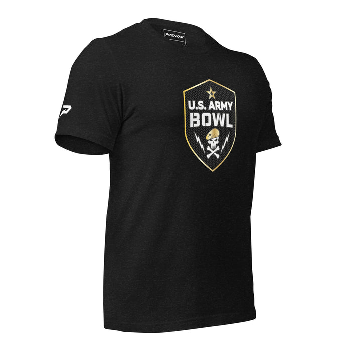 US Army Bowl Unisex Tee - Heather Black