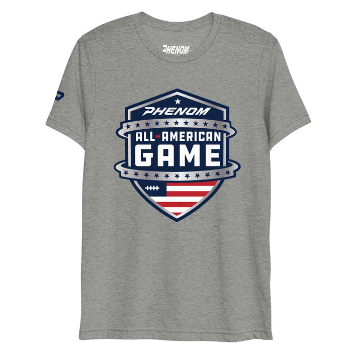 Phenom All-American Game Fans Tri-Blend Tee - Grey