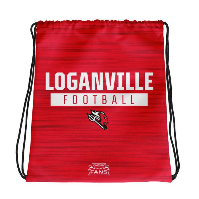 Loganville Football Drawstring bag