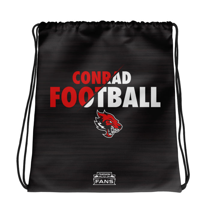 Conrad Football Drawstring bag