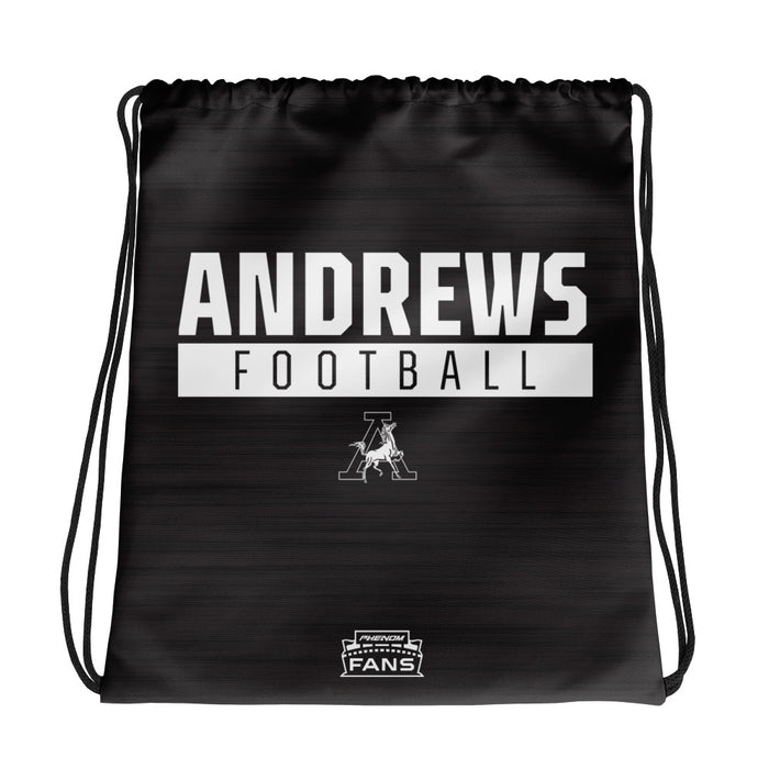 Andrews High School Football Drawstring bag