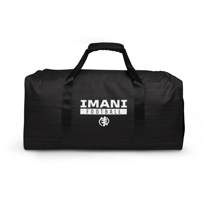 Imani White Logo Duffle Bag
