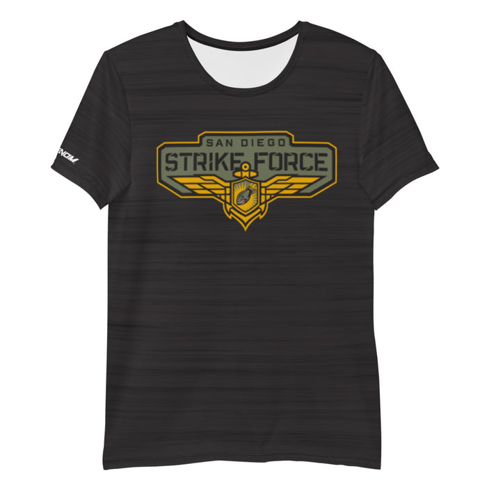 Strike Force Performance Tee - Heather Black