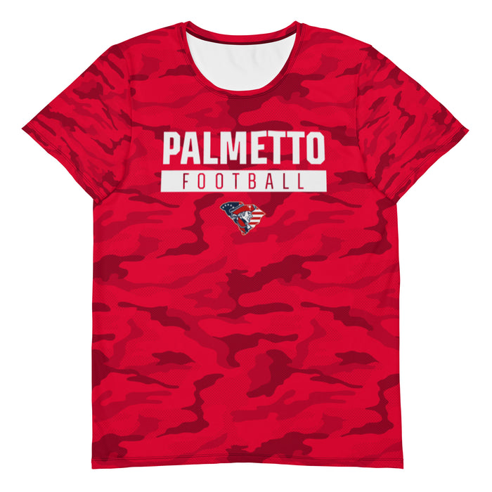 Palmetto Football Red Camo SS Performance Tee