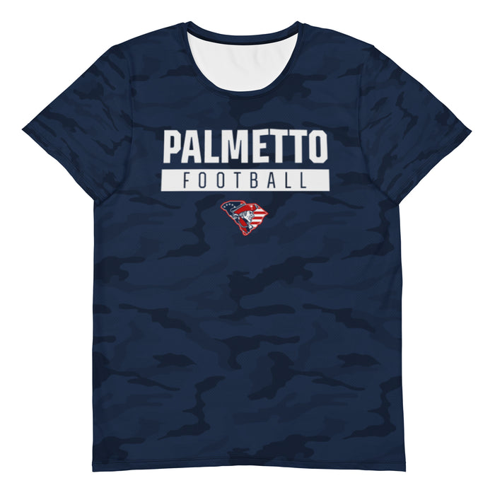 Palmetto Football Navy Camo SS Performance Tee