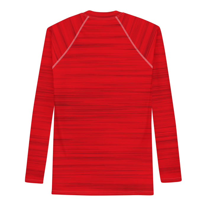 Palmetto Football Heather Red LS Compression Shirt