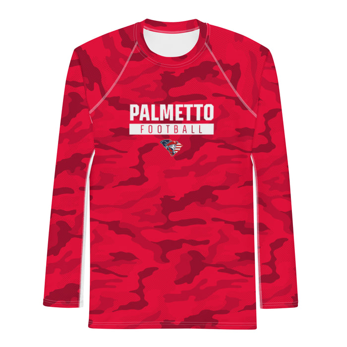 Palmetto Football Red Camo LS Compression Shirt