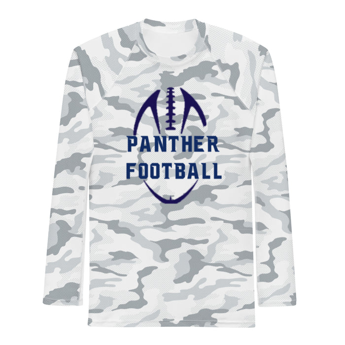 Coral Springs Panther Football White Camo LS Compression Shirt
