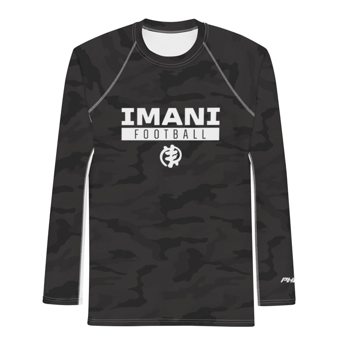 Imani White Logo LS Compression Shirt