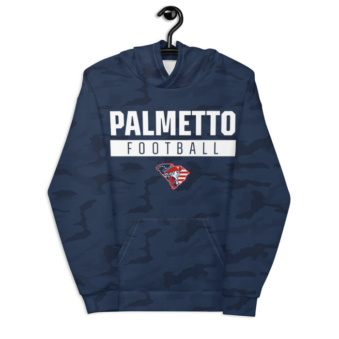 Palmetto Football Navy Camo Unisex Hoodie