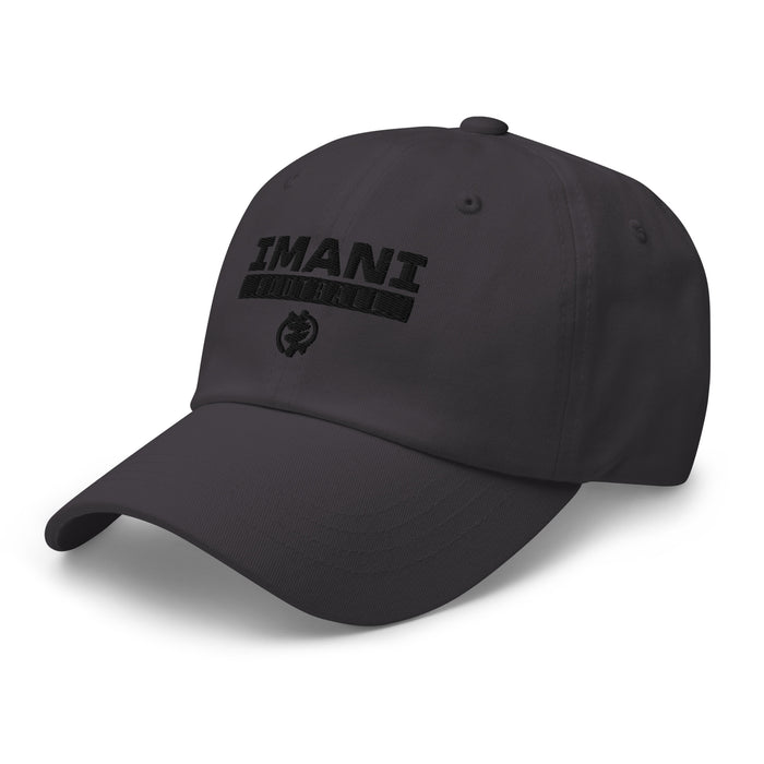 Imani Black Logo Unstructured Cap