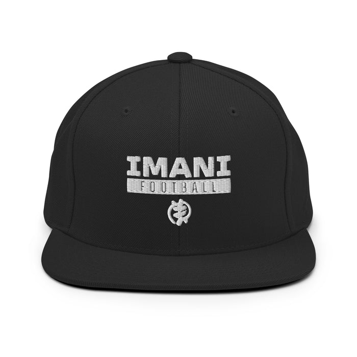 Imani White Logo Snapback Hat