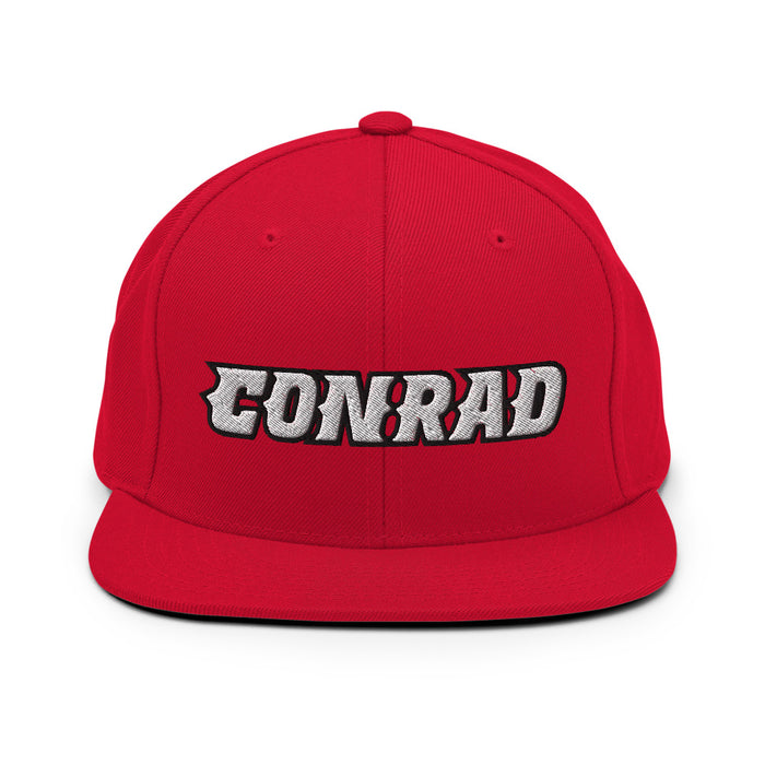 Conrad Logo Snapback Hat - Red