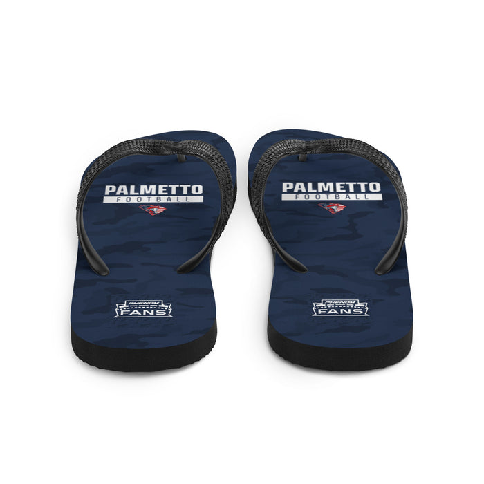 Palmetto Football Navy Camo Flip-Flops