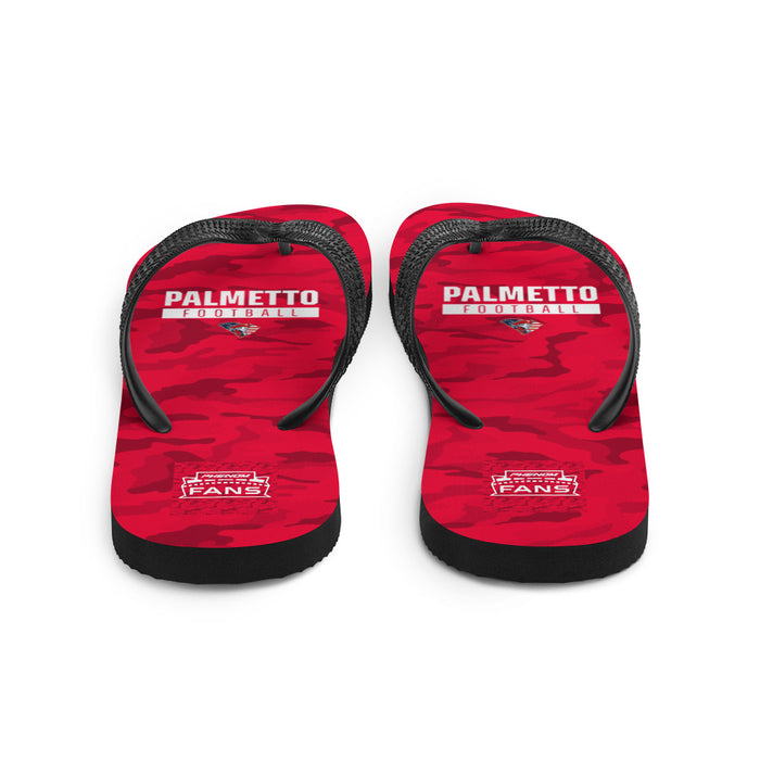Palmetto Football Red Camo Flip-Flops