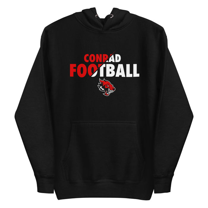 Conrad Football Logo Hoodie - Black