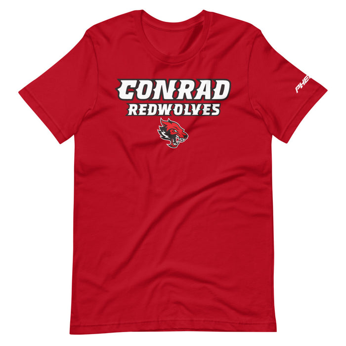 Conrad Redwolves Logo Tee - Red