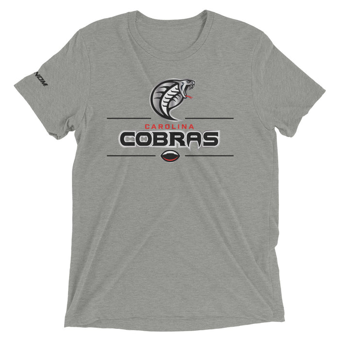 Carolina Cobras Tri Blend Tee - Light Colors